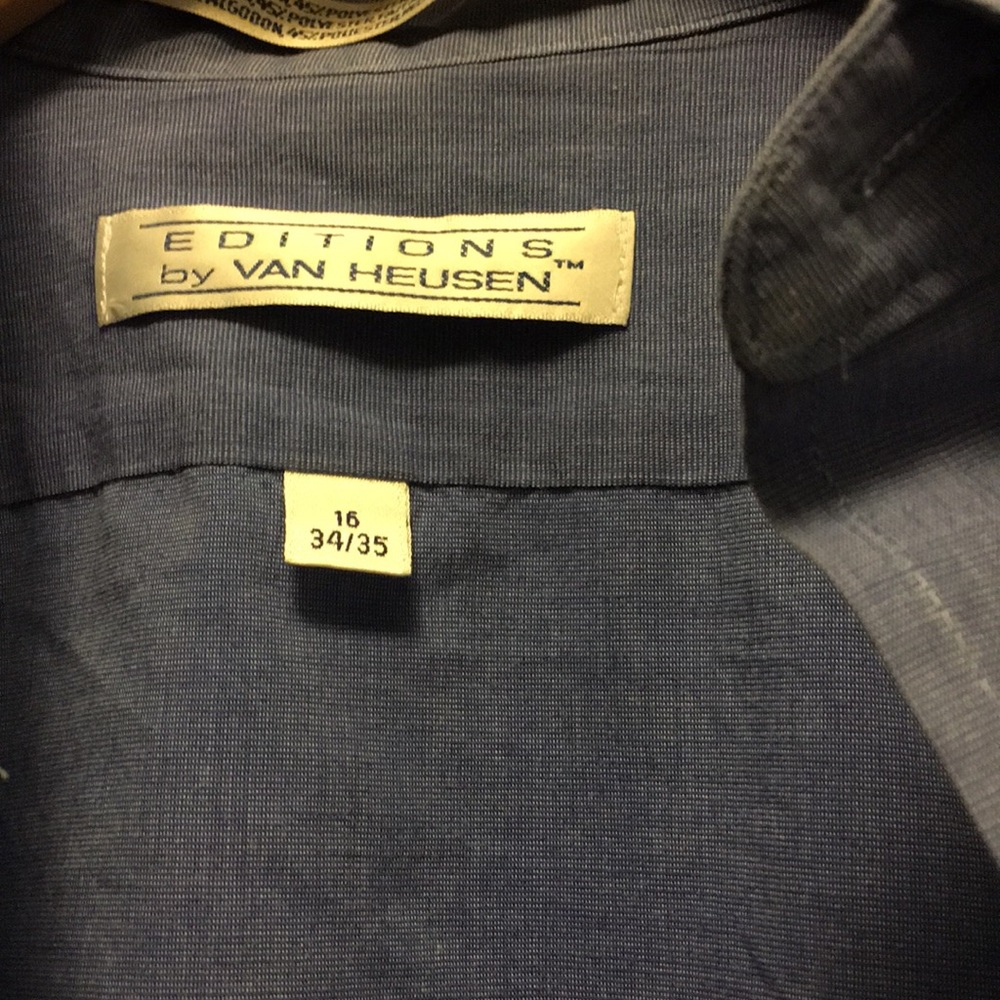 Men’s blue dress shirt - Picture 2 of 2